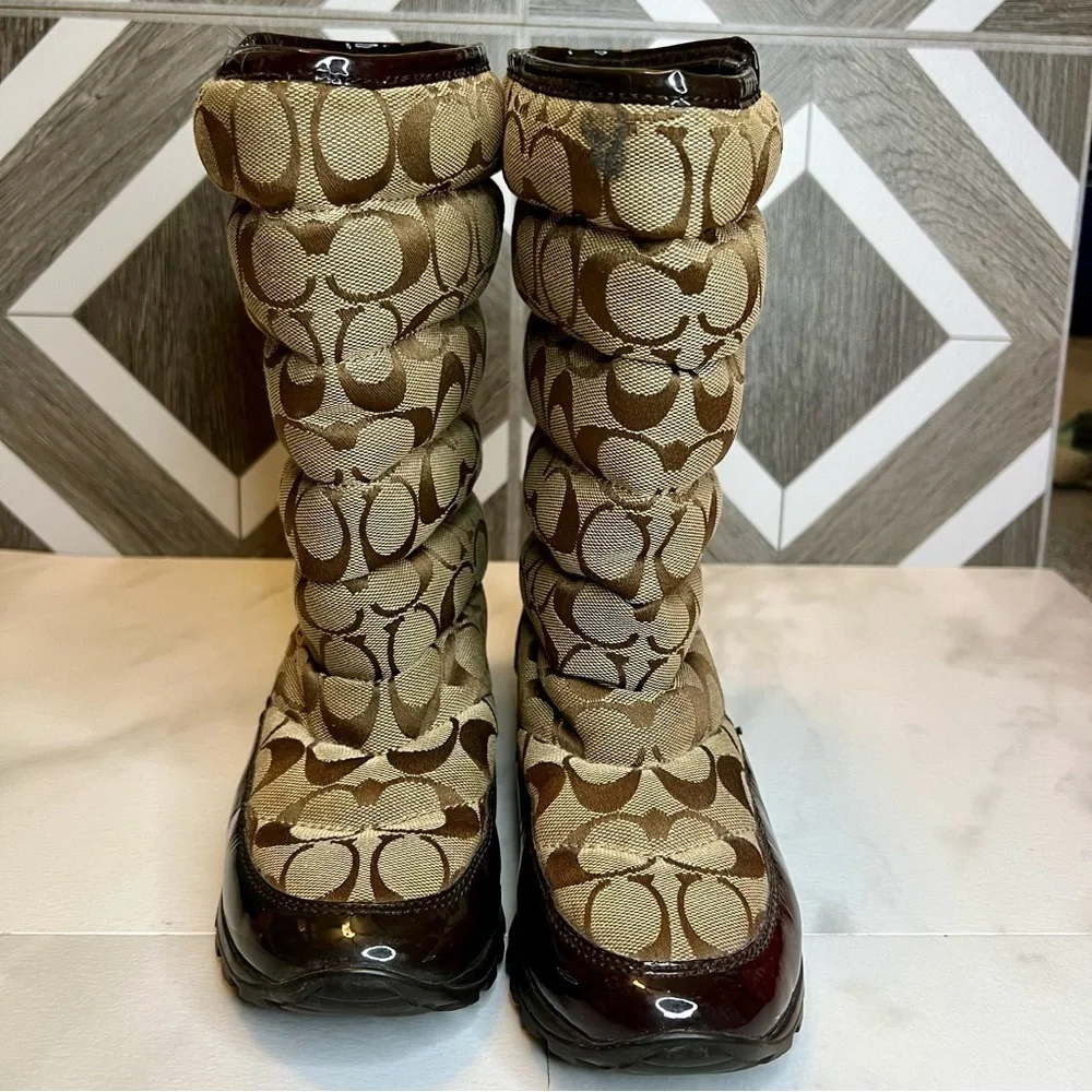 Coach Jordy boots size 5.5 brown